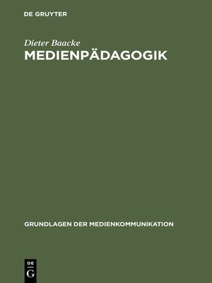 cover image of Medienpädagogik